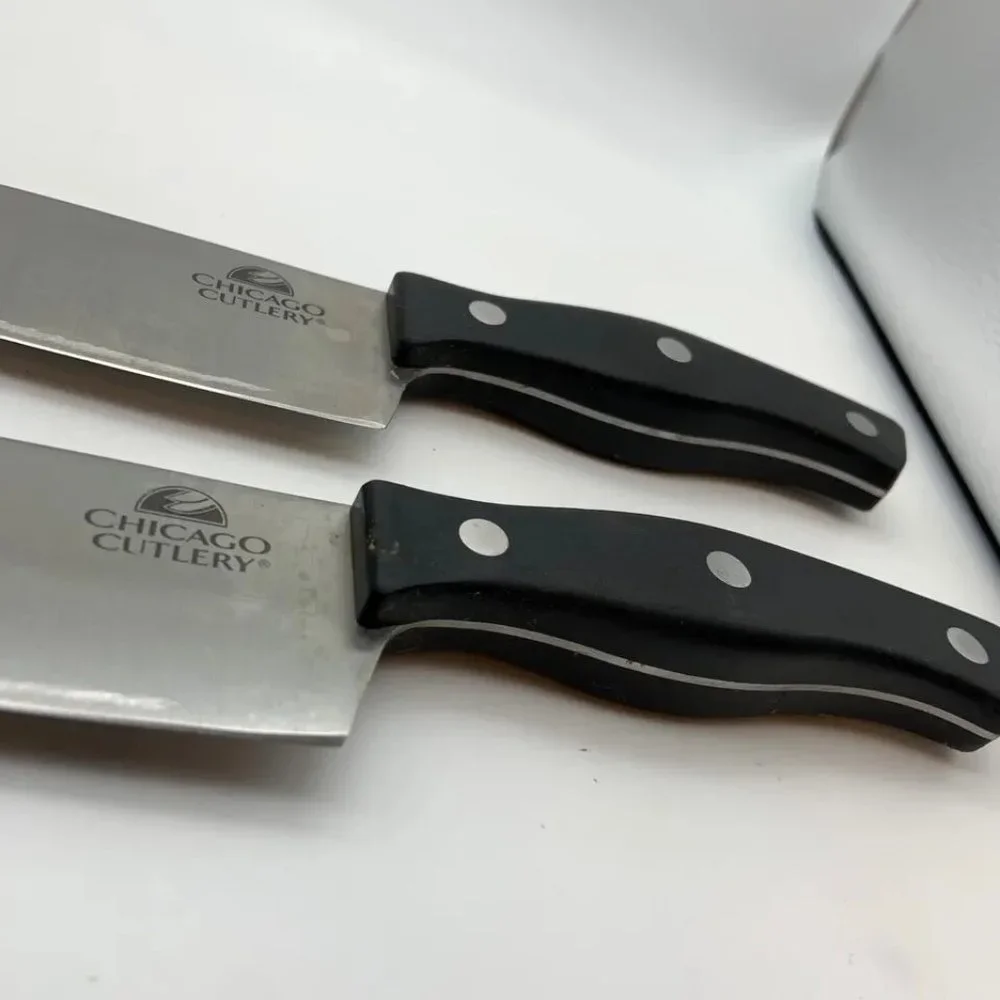 Set of Two Chicago Cutlery Utility Chef's Kitchen Knives